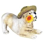 Bulldog Garden Statue