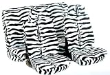Zoom Produkt-Bild: SITZBEZUG MUSTER ZEBRA DICKES PL&Uuml;SCH 9-teiliges Komplettset
