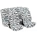 SITZBEZUG MUSTER ZEBRA DICKES PL�SCH 9-teiliges Komplettset