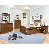 Bradford Youth Panel Bedroom Set (Full) by American Woodcrafters