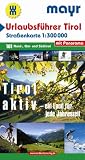 Urlaubsf�hrer Tirol mit Stra�enkarte 1 : 300 000 und Panorama: Nord-, Ost- und S�dtirol