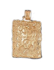 CleverEves 14k Gold Pendant Religious Medal 10.2 - Gram(s)