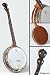 Musical Instruments : Deering Sierra Mahogany 5-string Banjo