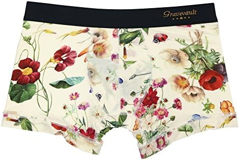 gravevault short trunk FLORA white Men's underwear M(30-33)