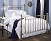 Waldorf Aged Brass Finish Queen Size Metal Bed