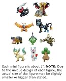 Pokemon Super Encyclopedia Mini Figure Series 13 (1 set of 10 mini 1 figures: Bonsly, Darkrai, Dusknoir, Froslass, Giratina, Hippowdon, Leafeon, Luxray, Mothim, Wormadam [Bug type]) (Japanese Imported)