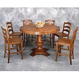 Country Classics Counter Height Pedestal Table