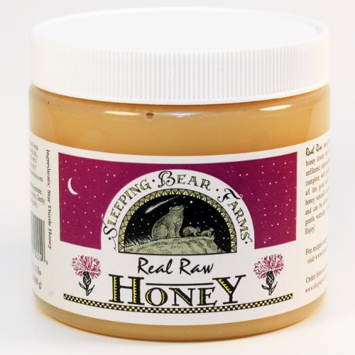 Sleeping Bear Farms Raw Honey 1 1/2 lbs.100% Pure Raw Honey 1 1/2 lbs. Unfiltered, Unpasturized, Unheated, Creamy Raw Honey