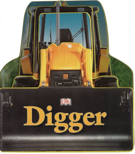 digger shaped board books