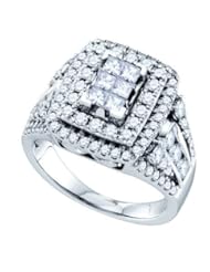 1.75CTW DIAMOND LADIES INVISIBLE RING