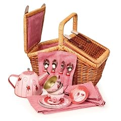 Puppengeschirr im Picknickkorb Motiv Marienk�fer