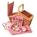Puppengeschirr im Picknickkorb Motiv Marienk�fer
