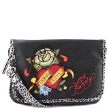 Ed Hardy Dakota Crossbody Bag - Black