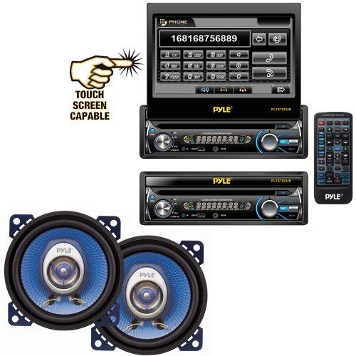Evaluation along with Evaluate Cost Pyle Vehicle Audio System for Car, Van, Truck, Mobile etc. - PLTS78DUB 7'' Single DIN In-Dash Detachable Motorized Touch Screen