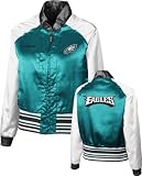 Philadelphia Eagles Women's Hear Her Cheer Reversible Satin Jacket - X-Large