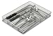 Honey Can Do KCH-02162 Steel Mesh 6-Compartment Cutlery Utensil Organizer, Silver