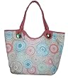 Coach Nylon Beach Print Snap Head Tote Satchel Bag 19184 Multi