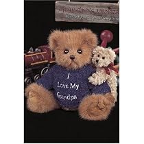 Grandpa Hugs a Lot Bearington Dressed Teddy Bear Father's Day Stuffed Animal Gift by Bearington Collection