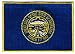 Nebraska State Flag Embroidered Patch Iron-On NE Emblem