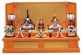 一秀 作 ひな人形 木目込 雛人形 五人飾 安土雛 251号 桐収納
