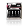 Gorilla Automotive VS404C Valve Stem Snap-In Chrome Sleeve - Pack of 4