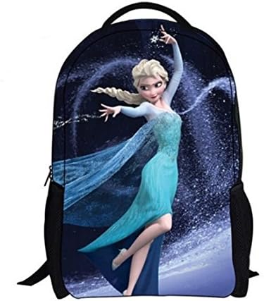 Miniwoodstar Frozen School Bag Rucksack Backpack w/ One Piece Action Figure Doll