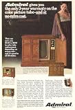 1970 Admiral Console Television: Print Ad / Poster