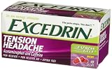 Search : Excedrin Tension Headache Pain Reliever, 40-Count Gelcaps (Pack of 2)