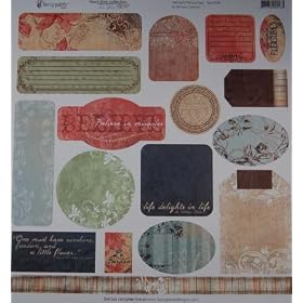 Die-Cuts, Titles and Tags, Free Spirit, 1 sheet