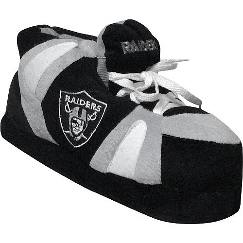 Nfl Oakland Raiders Slipper Med- Unisex 6 - 7.5