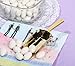 Candy Scoop Set - Package of 12 Shiny Gold Plastic Scoops for Wedding and Party Candy Buffets