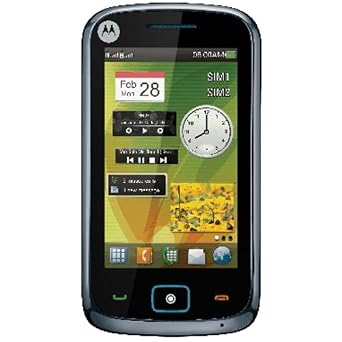 Motorola EX128 Unlocked Phone with DualSim and Touchscreen In