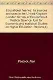 Educational finance : its sources and uses in the United Kingdom