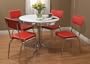 Target Marketing Systems 5pc Retro Dining Set, Red