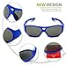 RIVBOS RBK030 Rubber Flexible Kids Polarized Sunglasses Military Glasses Age 3-10