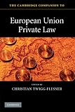 The Cambridge companion to European Union private law