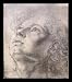 Andrea del Verrocchio (Angel head) Framed Art Poster Print - 11 X 17