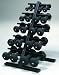 10 Pair Dumbbell Rack for Aerobic or Neoprene Dumbbells