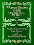 Three Orchestral Works in Full Score: Academic Festival Overture, Tragic Overture and Variations on a Theme by Joseph Haydn