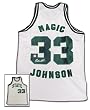 Magic Johnson Los Angeles Lakers Signed Authentic Michigan State Jersey - Authentic Autographed
