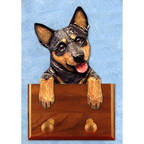 BLUE MERLE Australian Cattle Dog Leash Holder