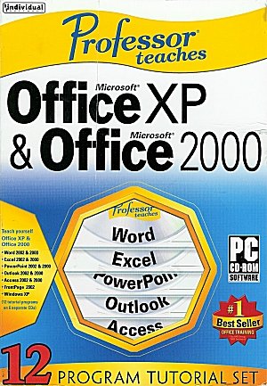 Individual Software pmm ox4 Professor Teaches Microsoft Office XP & 2000