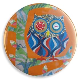 Cute owl pocket mirror - ideal gift
