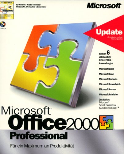 Childrens Toyshop  Software : Microsoft Office 2000 Professional Update von Office x.x oder MS-Einzelapplikationen D