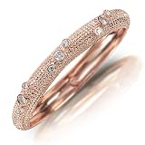 18 Kt Rose Gold Diamond Bangle