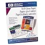 HP 200-sheet 8.5x11 Letter Soft Gloss Paper Color/mono Laserjets