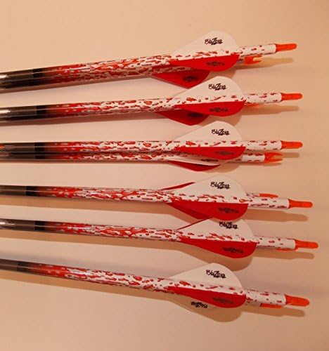Gold Tip XT Hunter 5575/400 Carbon Arrows w/Blazer Vanes Rain Wraps 1Dz.