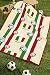 Fussball Decke, 100% Baumwolle, 150 x 200 cm, Motiv Italien, Italia