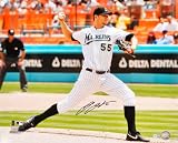 Josh Johnson Florida Marlins Autographed 16x20 Photograph