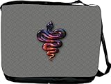 Colored Snake Messenger Bag - School Bag - Laptop Bag - Reporter Bag - Unisex - Ideal Gift for all occassions!